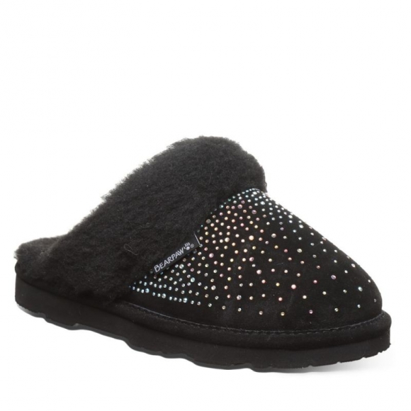 Bearpaw Women's Loki Exotic Black Sparkle Bearpaw Women's Loki Exotic Black Sparkle