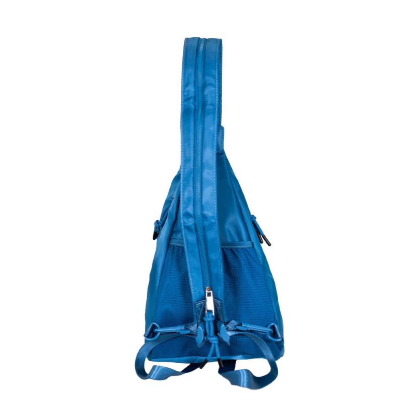 Bearpaw Men's Sporty Convertible Backpack/Sling Denim