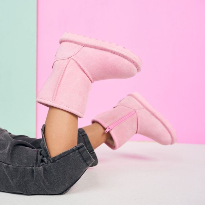 Bearpaw Kids' Elle Toddler Zipper Prism Pink