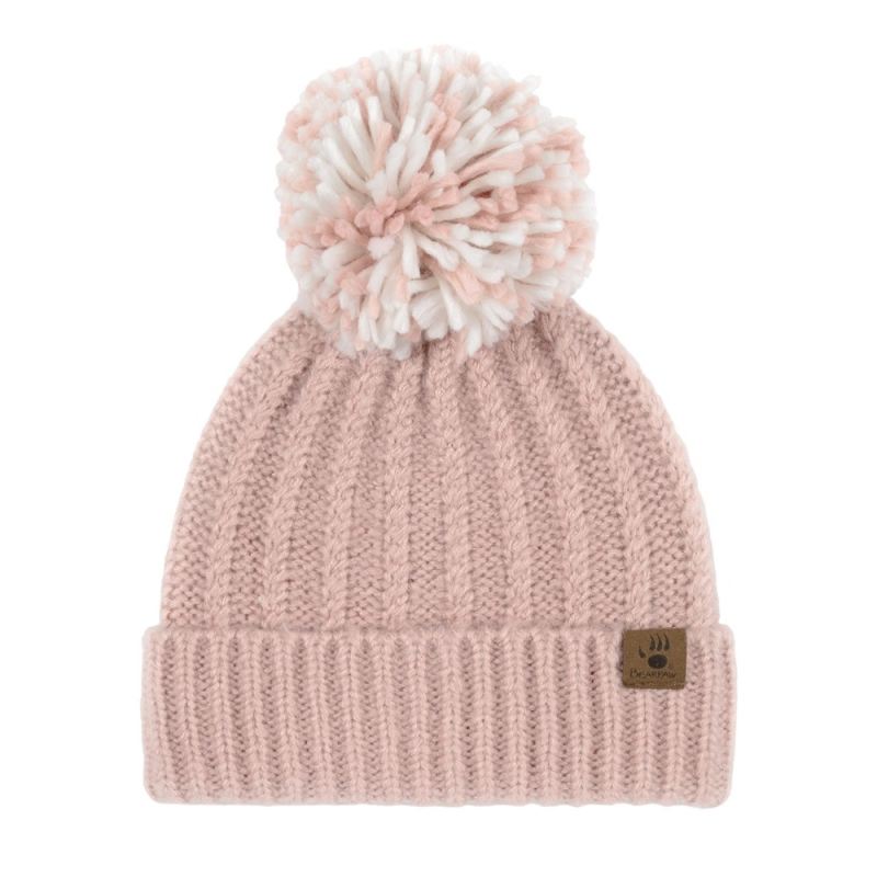 Bearpaw Women's Hat Glove Set 2Pk Pink