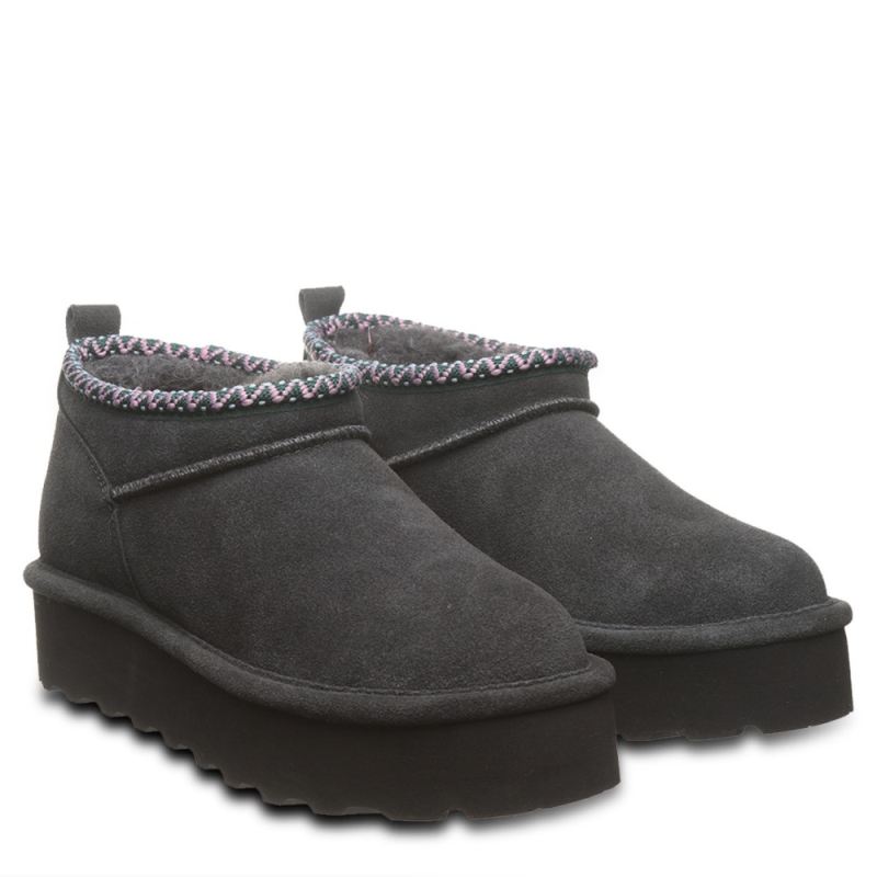 Bearpaw Women's Retro Super Shorty Deco Graphite