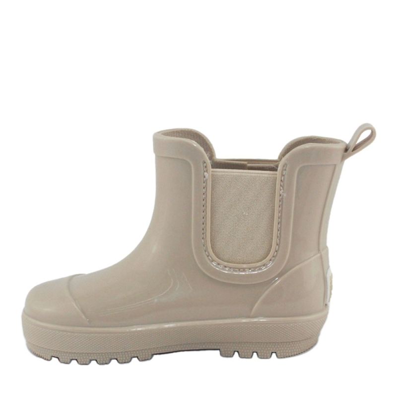 Bearpaw Kids' Chelsea Rain Boots Kids Taupe Gloss