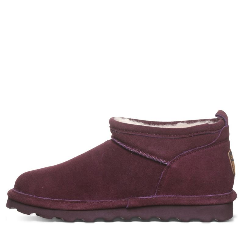 Bearpaw Women's Super Shorty Wide Eggplant