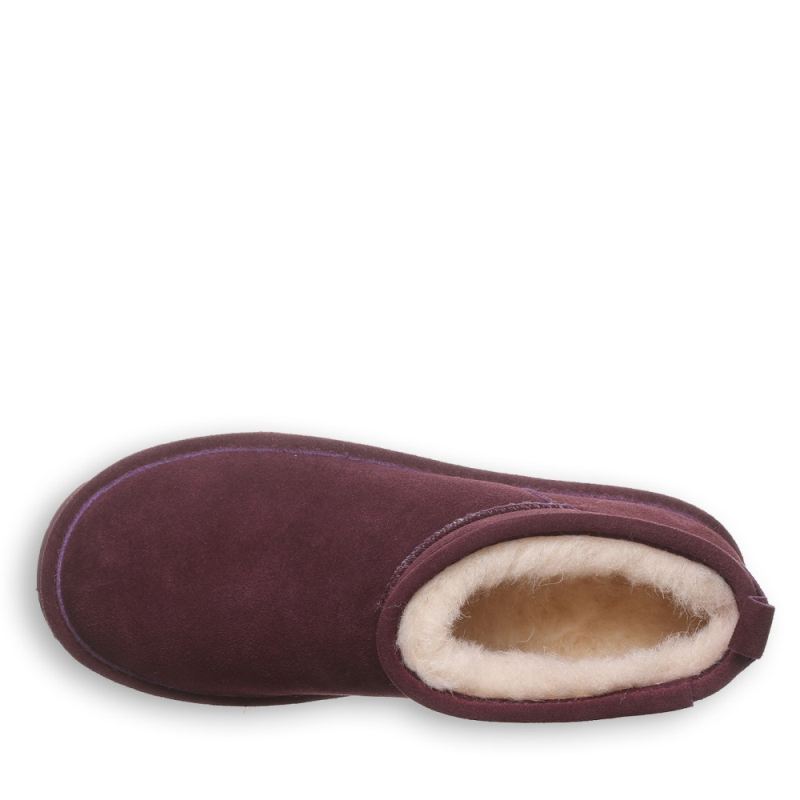 Bearpaw Women's Super Shorty Wide Eggplant