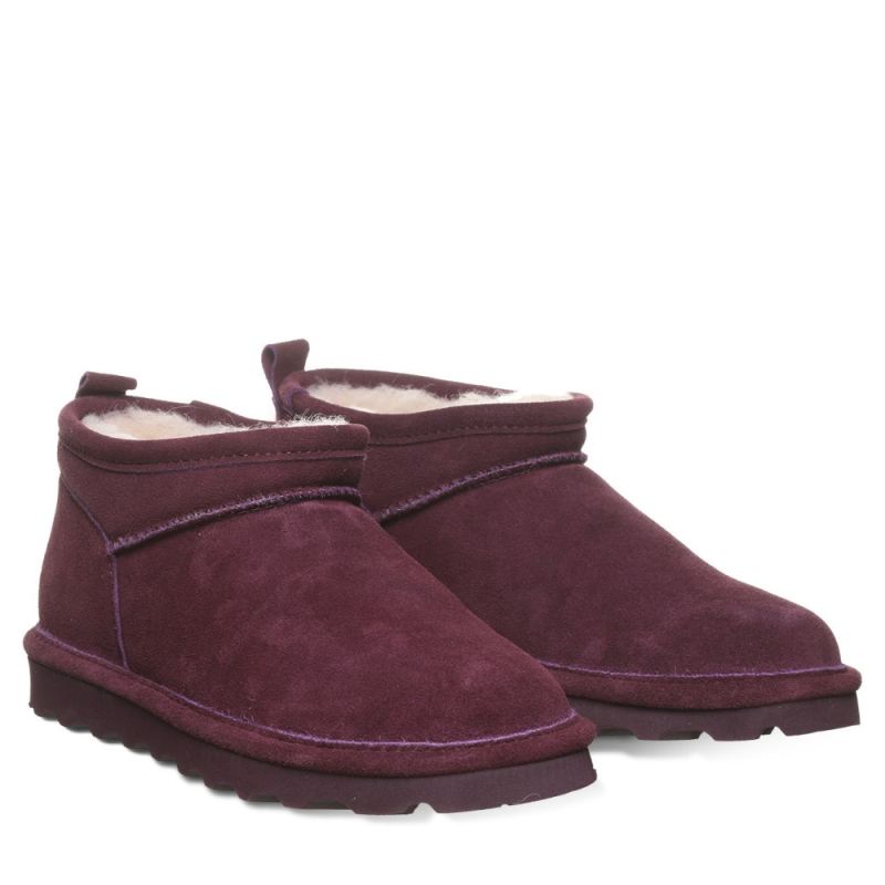 Bearpaw Women's Super Shorty Wide Eggplant