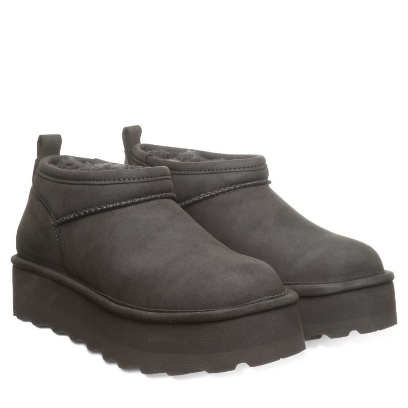 Bearpaw Women's Retro Super Shorty Vegan Carbon