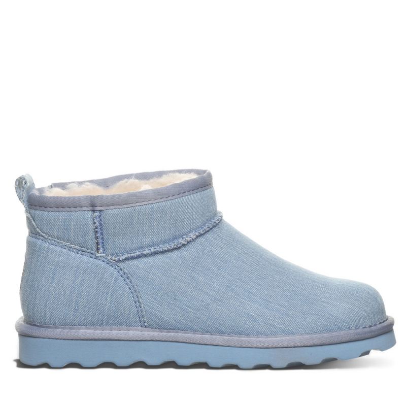 Bearpaw Women's Shorty Vegan Denim Blue
