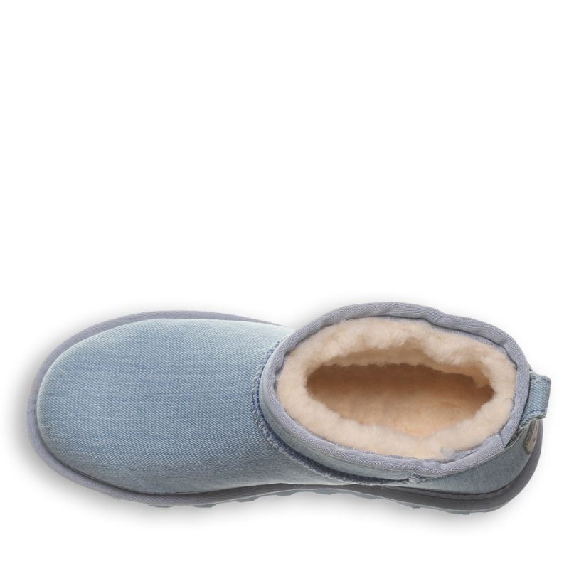 Bearpaw Women's Shorty Vegan Denim Blue