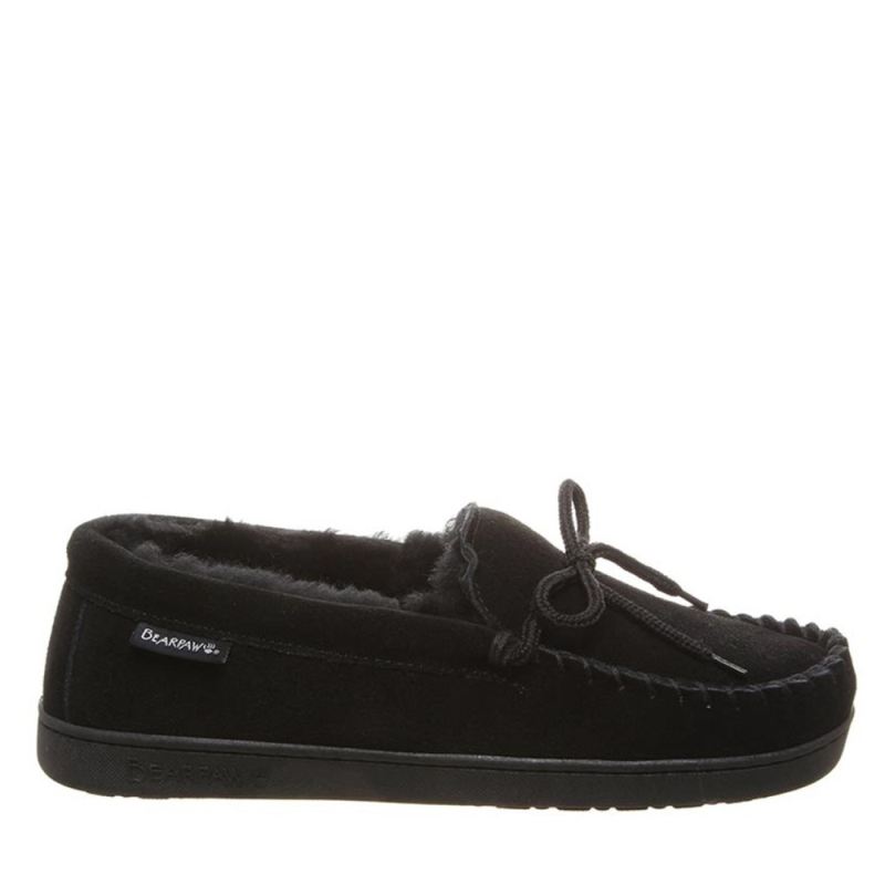 Bearpaw Men's Moc II Wide Black