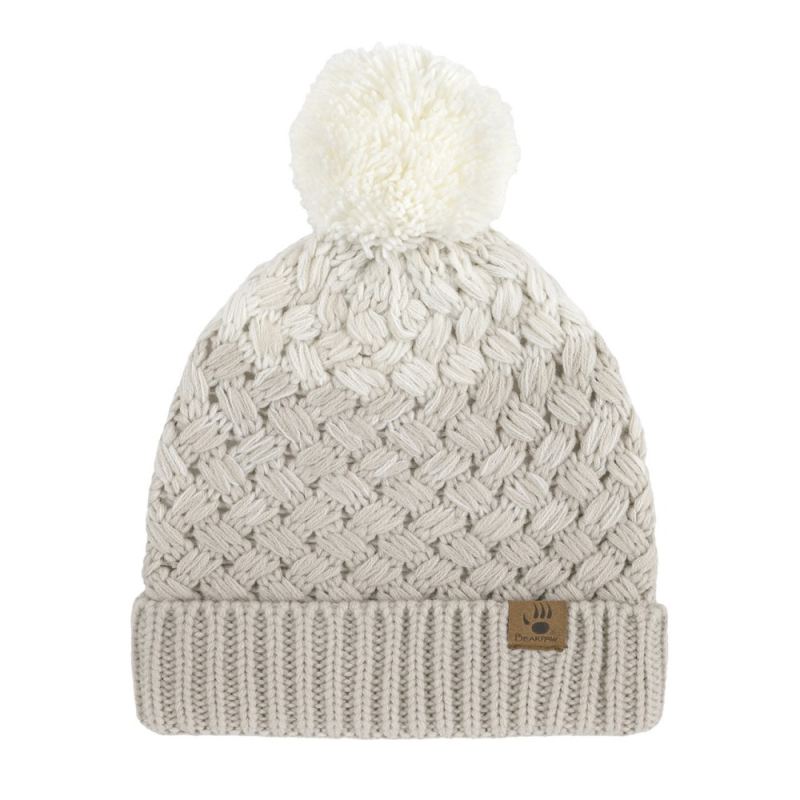 Bearpaw Hat Glove Set 2Pk Egret