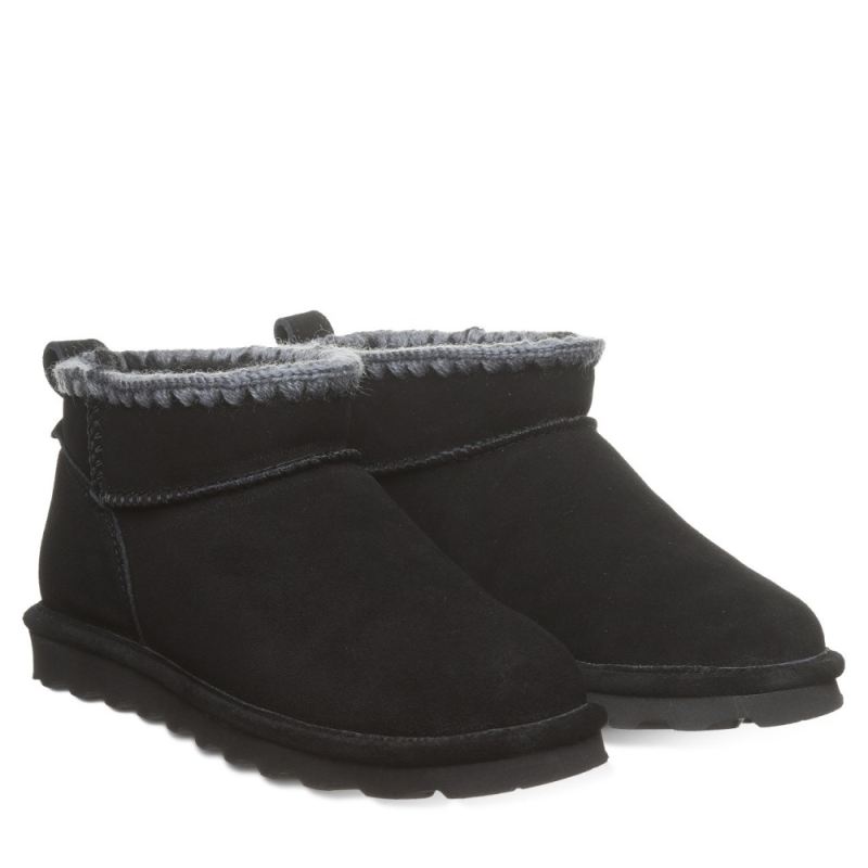 Bearpaw Women's Shorty Crochet Black