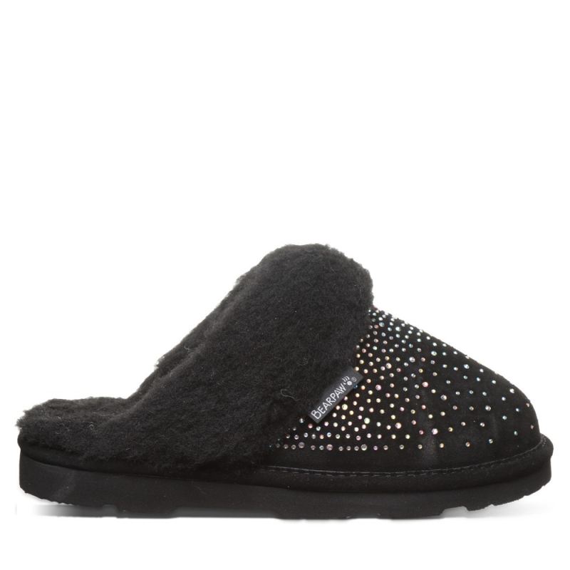 Bearpaw Women's Loki Exotic Black Sparkle