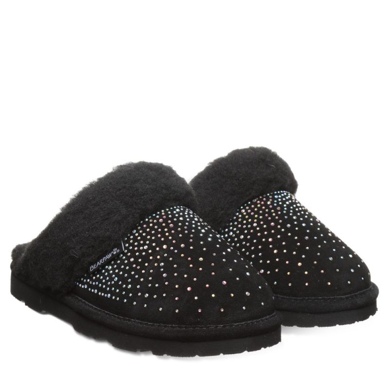 Bearpaw Women's Loki Exotic Black Sparkle