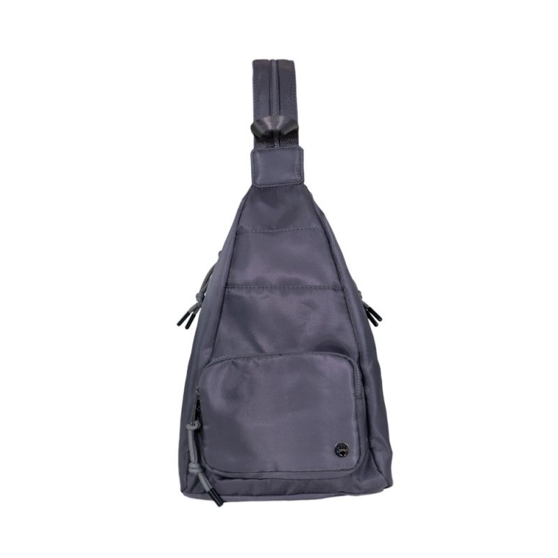 Bearpaw Women's Sporty Convertible Backpack/Sling Dark Gray