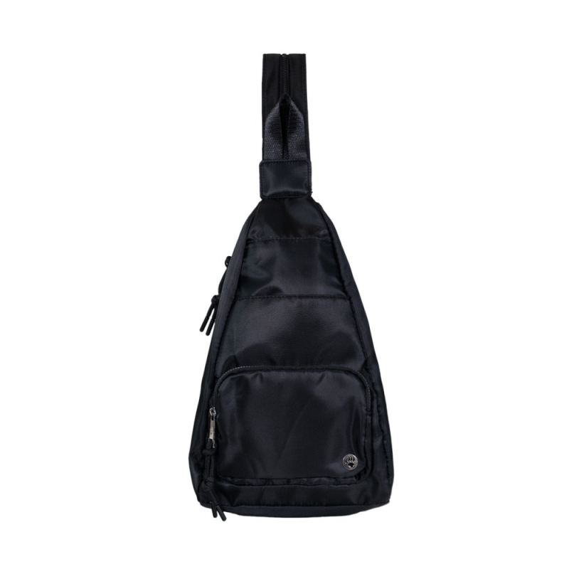 Bearpaw Men's Sporty Convertible Backpack/Sling Black