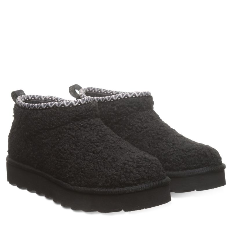 Bearpaw Women's Snuggle Daphne Deco Black