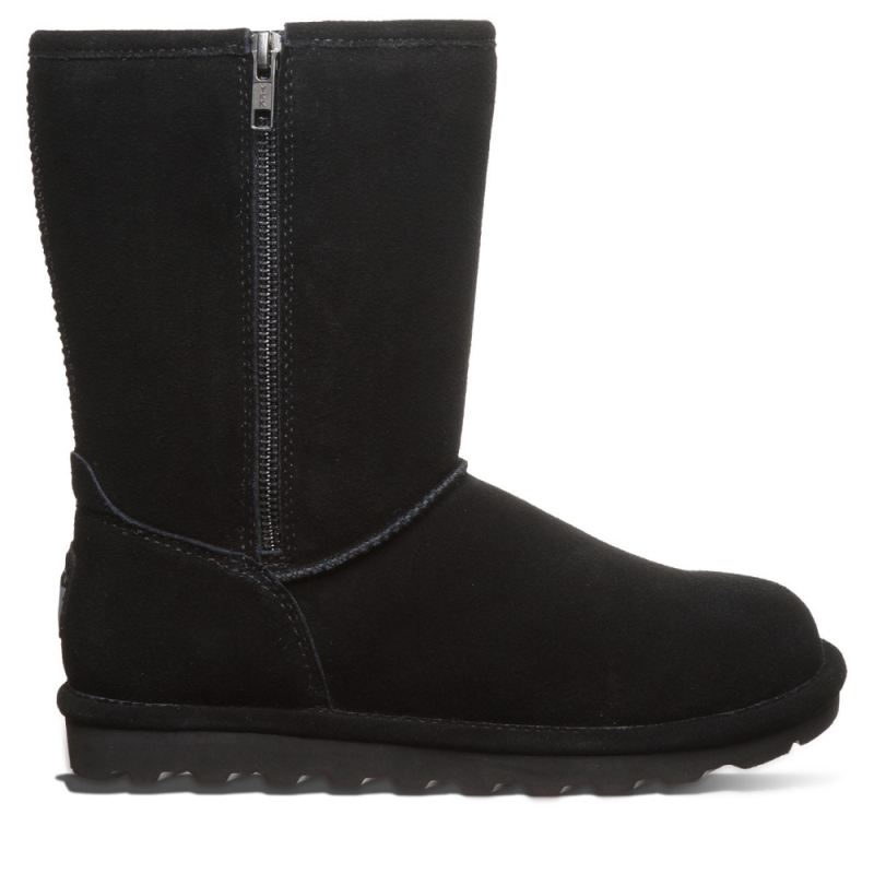 Bearpaw Women's Elle Short Zipper Black