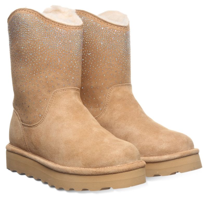 Bearpaw Women's Glam Platform Lo Iced Coffee Solid