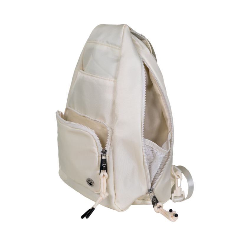 Bearpaw Men's Sporty Convertible Backpack/Sling Ivory