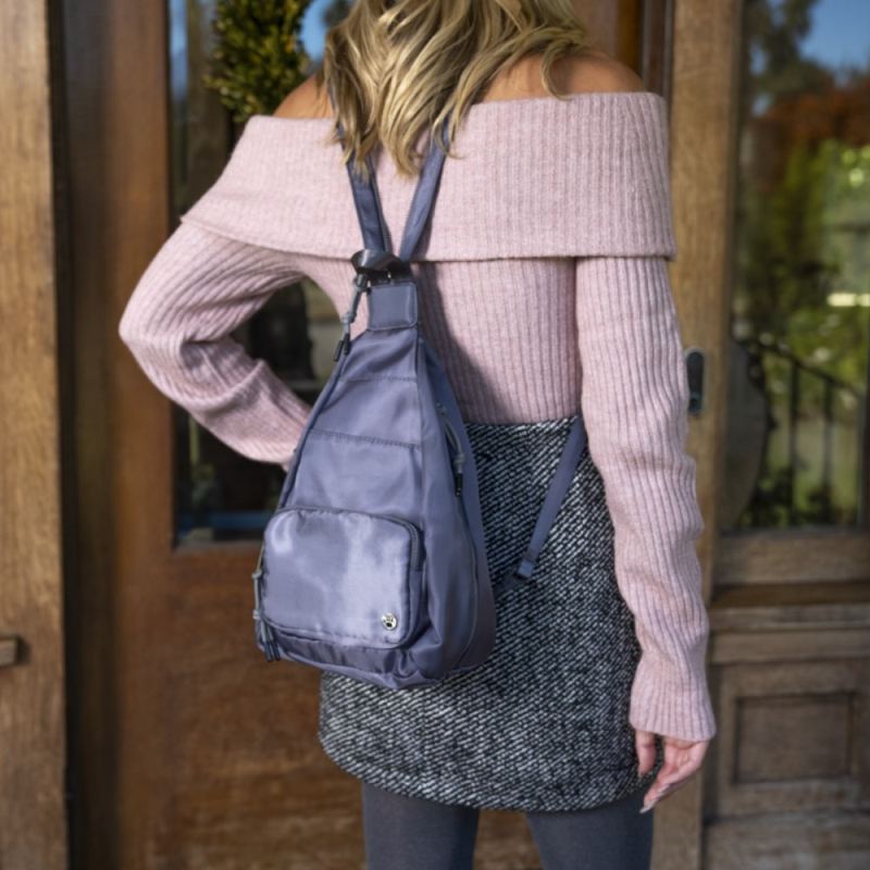 Bearpaw Sporty Convertible Backpack/Sling Dark Gray