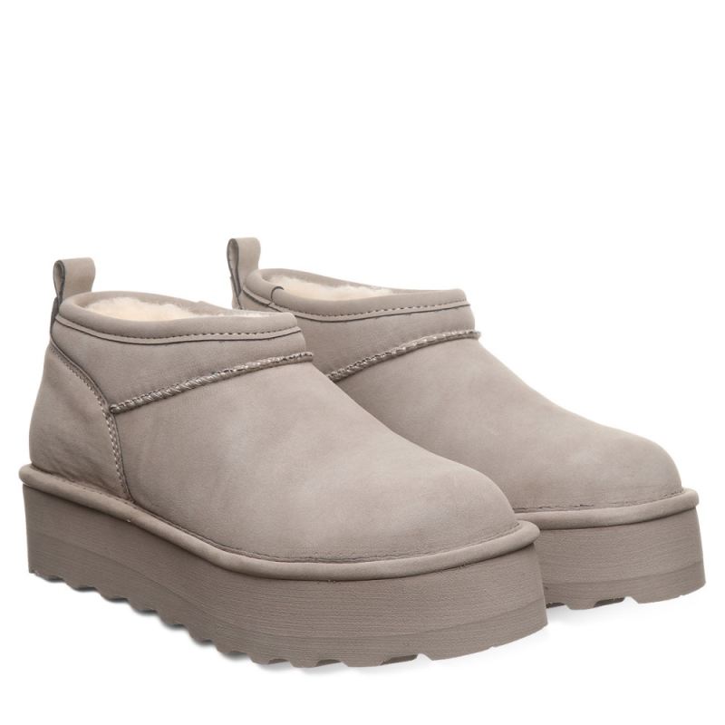 Bearpaw Women's Retro Super Shorty Vegan Stone