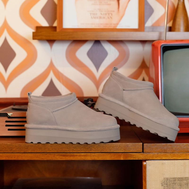 Bearpaw Women's Retro Super Shorty Mushroom