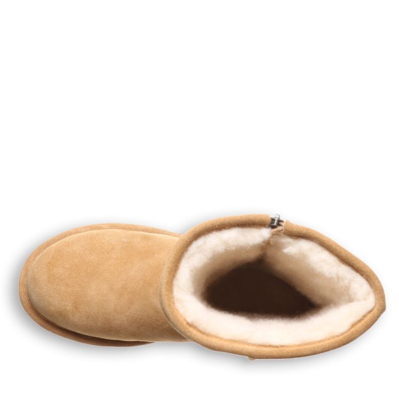 Bearpaw Women's Elle Short Zipper Iced Coffee